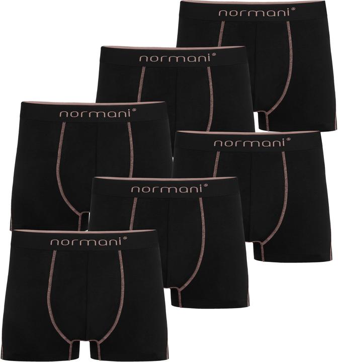 Immagine prodotto Normani 6 Herren Baumwoll-Boxershorts (L, confezione da 6)