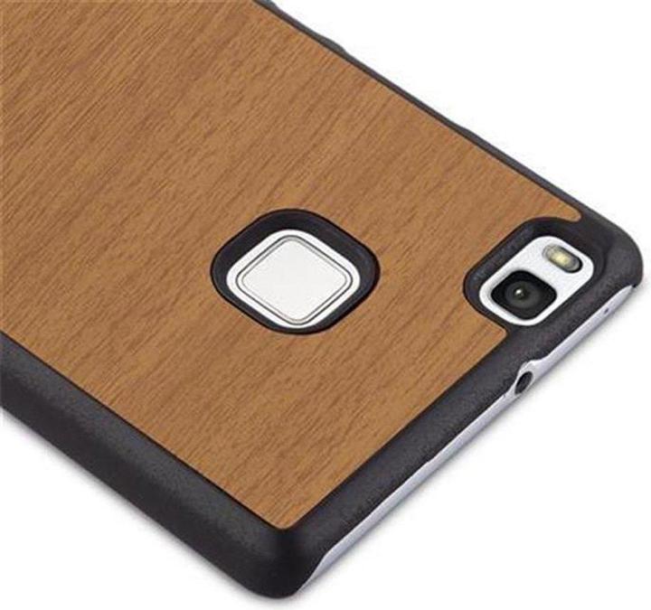 Productafbeelding Cadorabo Harde kaft Woody Cover (Huawei P9 Lite)