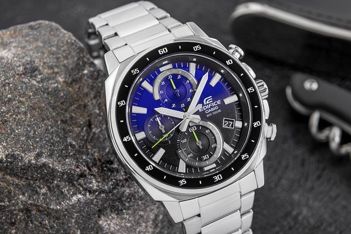 Image du produit Casio Edifice - EFV-600D-2AVUEF (Montre analogique, Chronographe, 44 mm)