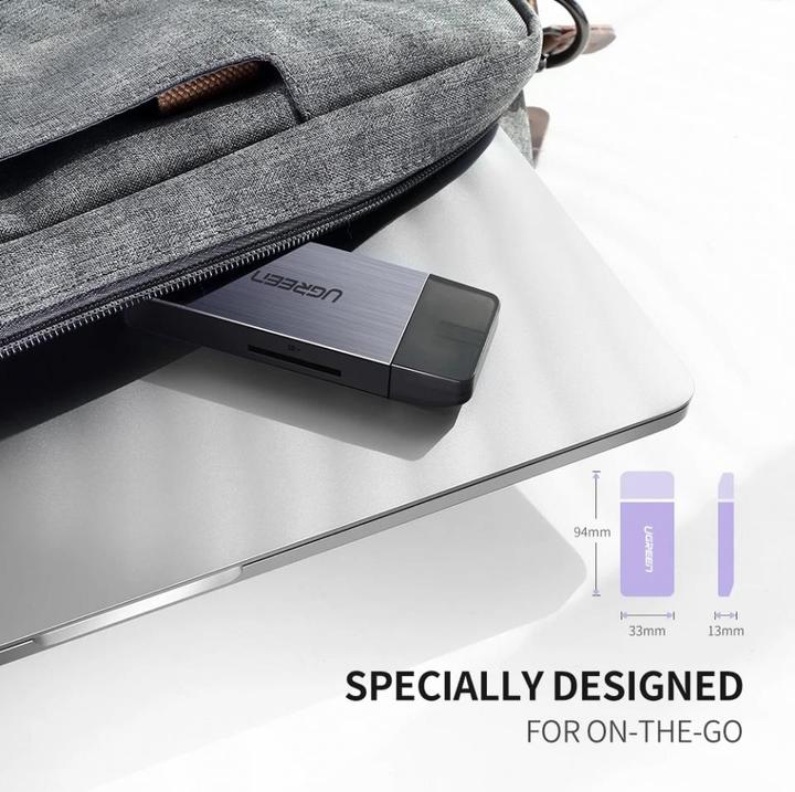 Actual product image Ugreen 4-in-1 Cardreader (USB 3.0)