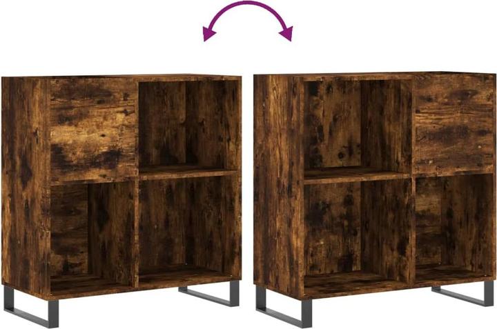 Immagine prodotto VidaXL Plattenschrank Räuchereiche 84,5x38x89 cm Holzwerkstoff