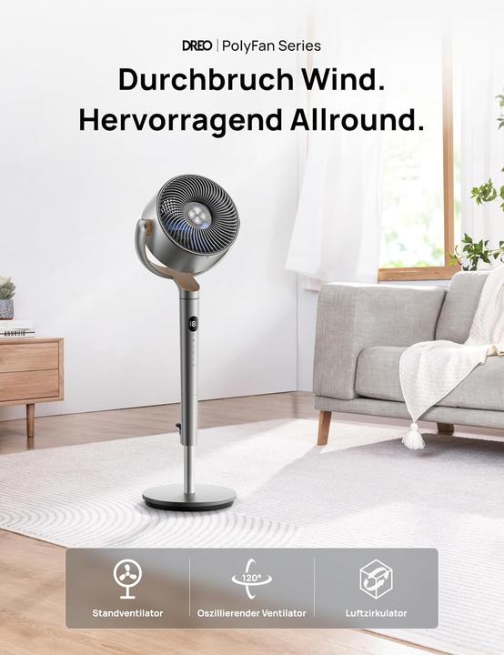 Image du produit Dreo PolyFan Standventilator (23 dB)
