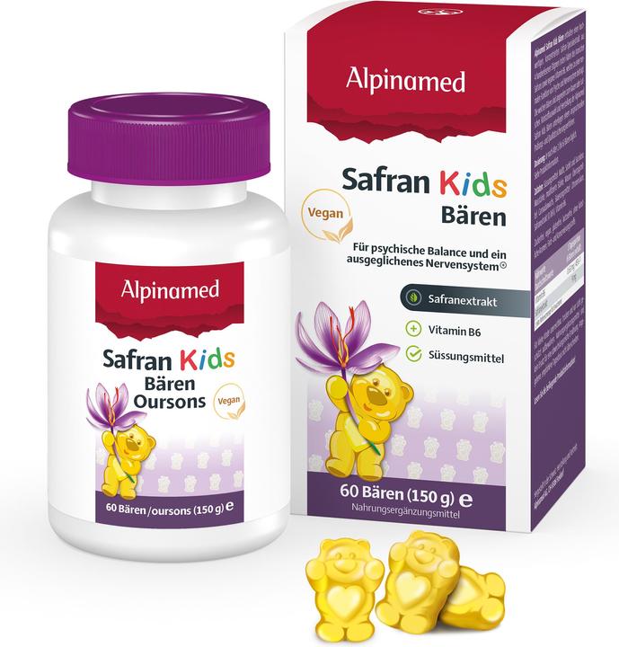 Produktbild Alpinamed Safran Kids Bären (60 Stück, Tabletten, 228 g)