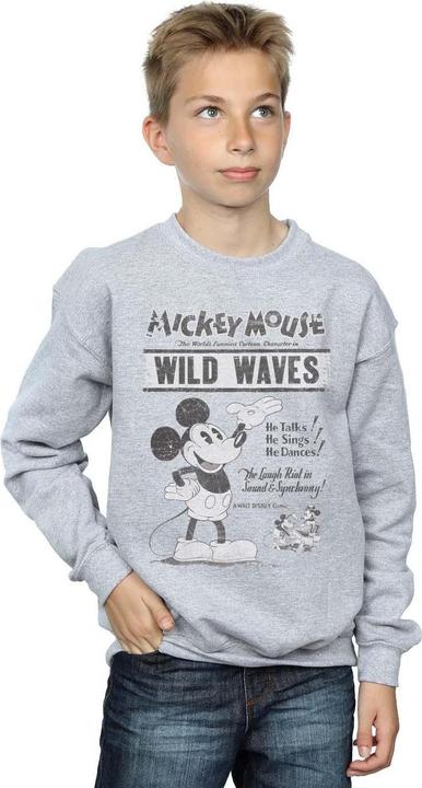 Actual product image Disney Boys Mickey Mouse Making Waves Sweatshirt (152, 158)