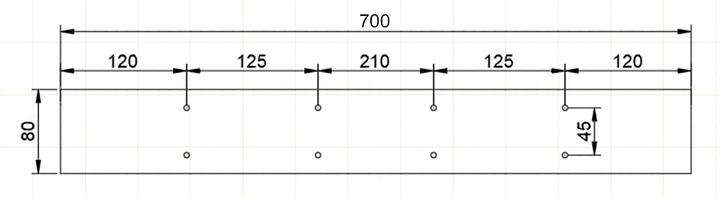 Actual product image Wiltec Table legs set 70x72cm black powder-coated Table runners Table frame