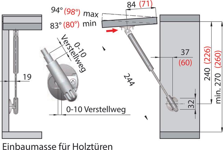 Produktbild Goll Klappenstützen KLB (1 Stk.)