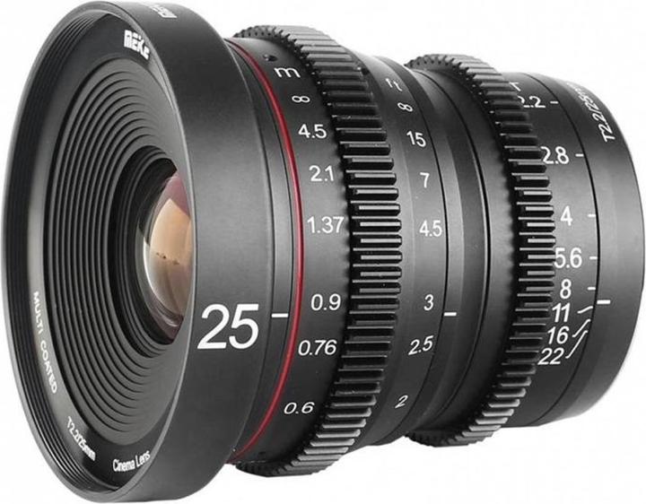Meike 25mm T2.2-22 Sony E-Mount Cine Lens (Sony E, APS-C / DX)