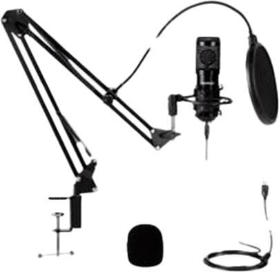 Produktbild Gear4U RGB Streaming Microphone Schwarz Studio-Mikrofon