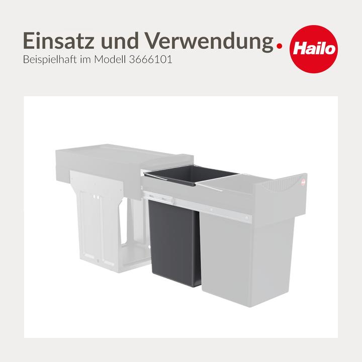 Produktbild Hailo 1008879 Inneneimer-Set für Tandem und Terzett (30 l)
