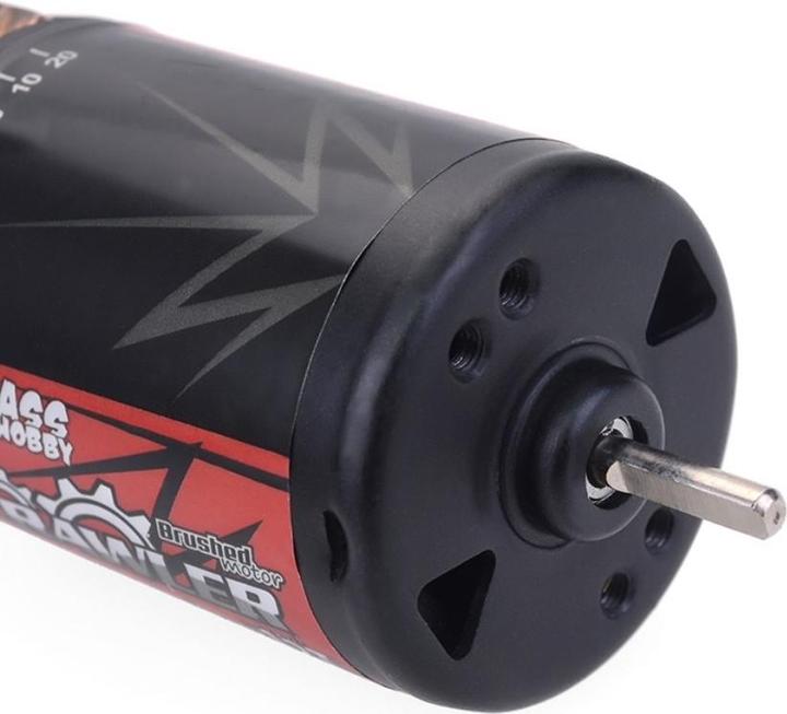 Actual product image Surpass Hobby SURPASS 550 Brushed skewed armature 5 slot 10T 18500 RPM for Crawler