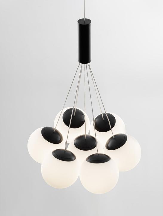 Actual product image Nova Luce NUVOLE LED pendant light black 49W warm white 150x36cm 9061433