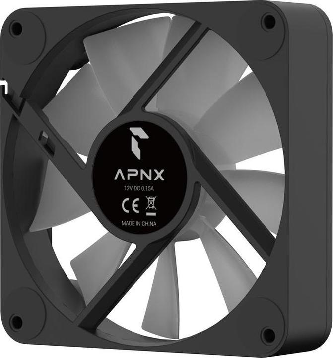 Immagine prodotto APNX FP1-120 ventola PWM, ARGB - 120 mm, nero (120 mm, 1 x)