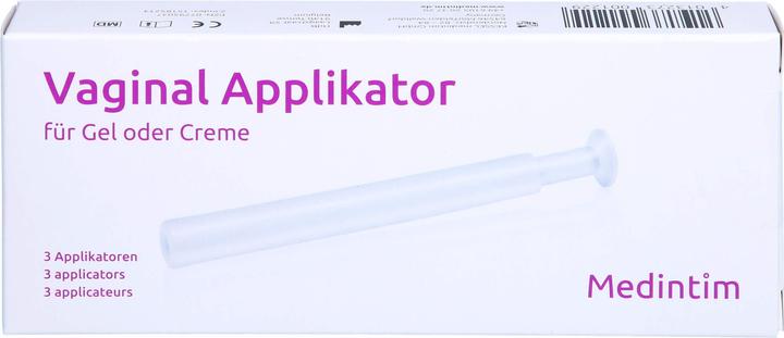 Produktbild Medintim Vaginal Applikator für Gel/Creme, 3 St (Intimgel)