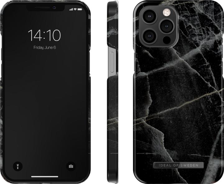 Produktbild iDeal Of Sweden Designer Hard-Cover Black Thunder Marble (Apple iPhone 12 Pro Max)