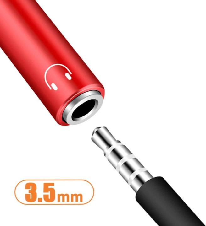Image du produit Apfelkiste USB C auf 3.5mm Kopfhöreranschluss und USB C Port Nylon Kabel mit Power Delivery (60W) (USB Type C, USB Type C, Jack 3.5mm)