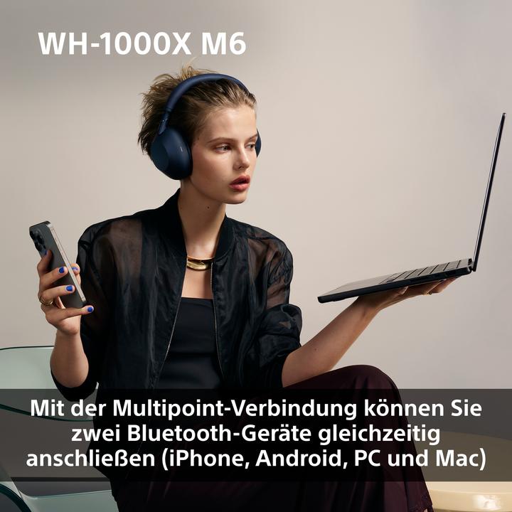 Productafbeelding Sony WH-1000XM6 (30 h, Draadloze, Bedraad)