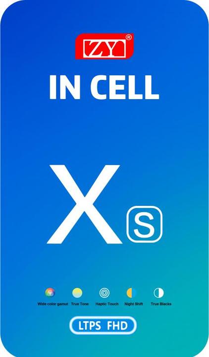Actual product image Zy Display Unit für iPhone XS, In-Cell Version, Schwarz (iPhone XS)