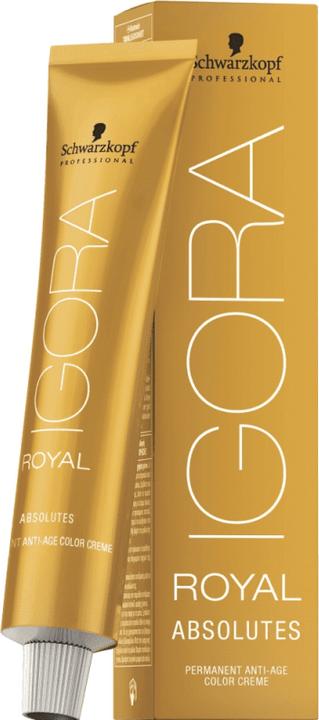 Actual product image Schwarzkopf Professional Igora Royal Absolutes Age Blend 9-560 Extra Light Blonde Gold Chocolate. (9-560 Extra Light Blonde Gold Chocolate Natural)