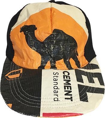 Immagine prodotto Bekos Upcycling - Basecap da sacchi di cemento riciclati Camel (Taglia unica)