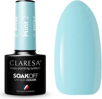 Claresa Soak Off Uv/Led Menthe Gel Polish 2 5G (5 ml)