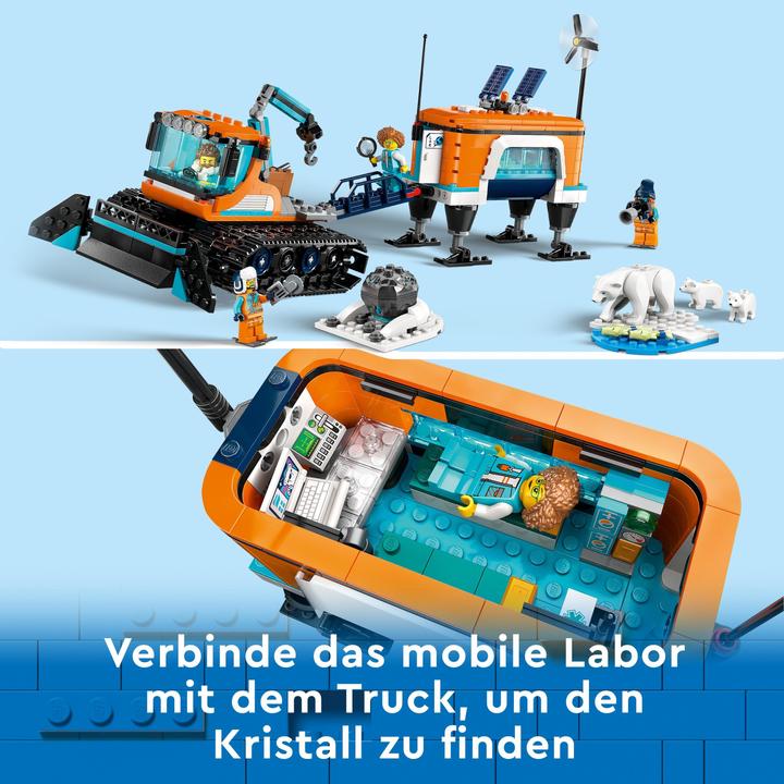 Produktbild LEGO City Arktis-Schneepflug mit mobilem Labor (60378, LEGO City)