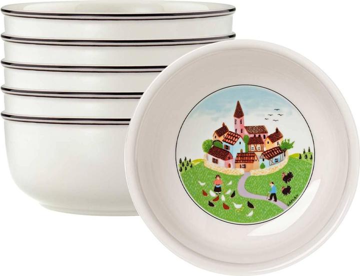 Immagine prodotto Villeroy & Boch Ciotole da dessert di design Naif (13 cm, 0.52 l, 6 x)