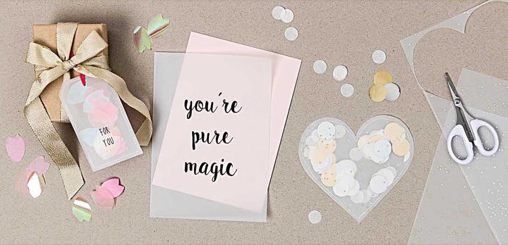 Produktbild Rico Design Transparentpapier "Punkte" (113 g/m², 12 x)