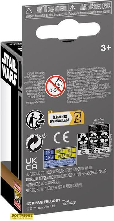 Actual product image Funko Star Wars: Obi-Wan Kenobi présentoir porte-clés POP! Vinyl Young Leia Organa 4 cm (12)