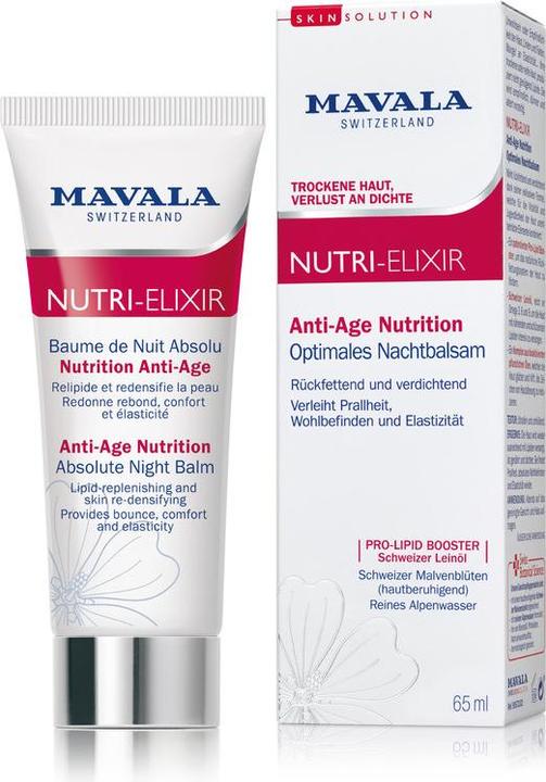 Produktbild Mavala Nutri-Elixir Anti-Age Nutrition Optimaler Nachtbalsam (65 ml, Tagescreme)