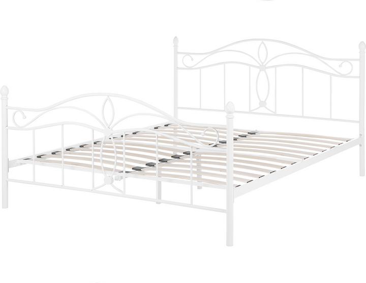 Immagine prodotto Beliani Letto in metallo a doghe bianche 140 x 200 cm ANTLIA (140 x 200 cm)