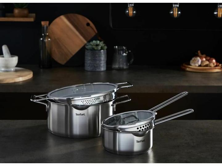 Actual product image Tefal Nordica Stewpot 20 cm (20 cm, Pot, Stainless steel)