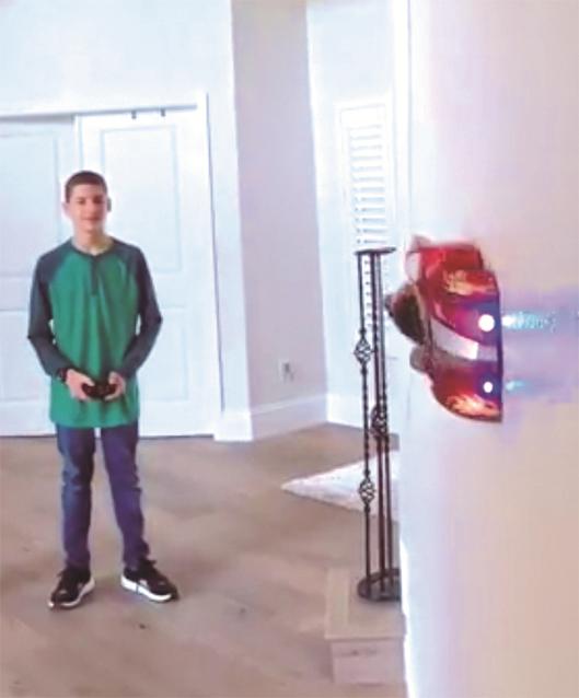 Actual product image CPC Wall car with LEDs