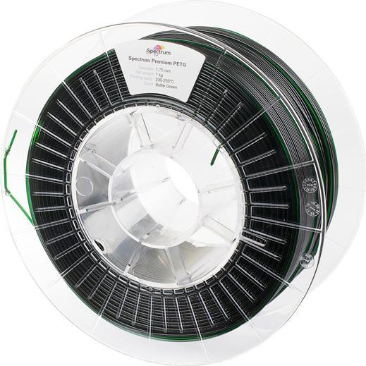 Productafbeelding Filament / PETG / BOTTLE GROEN / 1,75 mm / 1 kg (PETG, 1.75 mm, 1000 g, Groen)