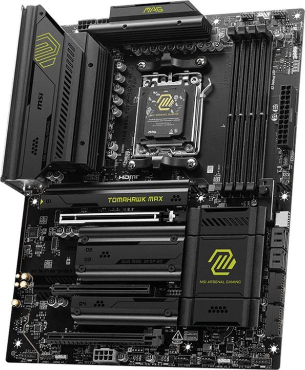 Actual product image MSI MAG B850 Tomahawk Max WIFI (AM5, AMD B850, ATX)