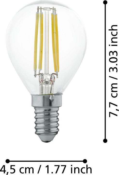 Image du produit EGLO Ampoules LED E14 (E14, 4.90 W, 350 lm, 1 x, F)