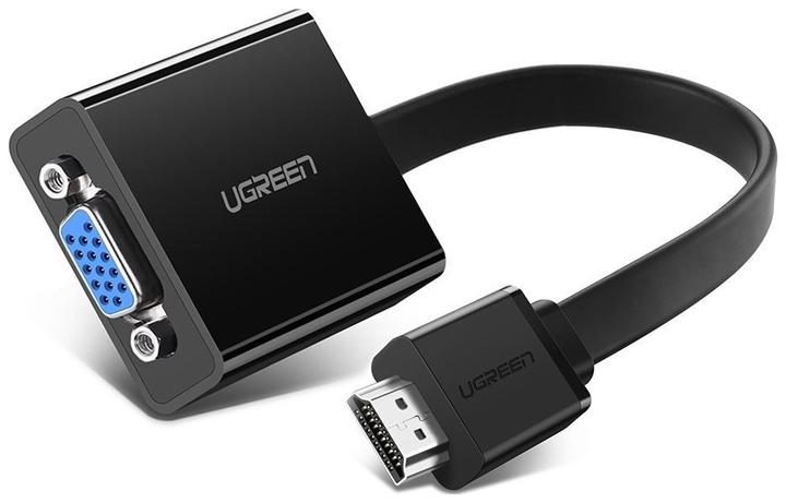 Immagine prodotto Ugreen Convertitore adattatore da HDMI a VGA con supporto audio 1080P (HDMI, 16 cm)
