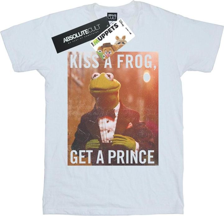 Actual product image Disney Mens The Muppets Kiss A Frog Get A Prince T-Shirt (L)