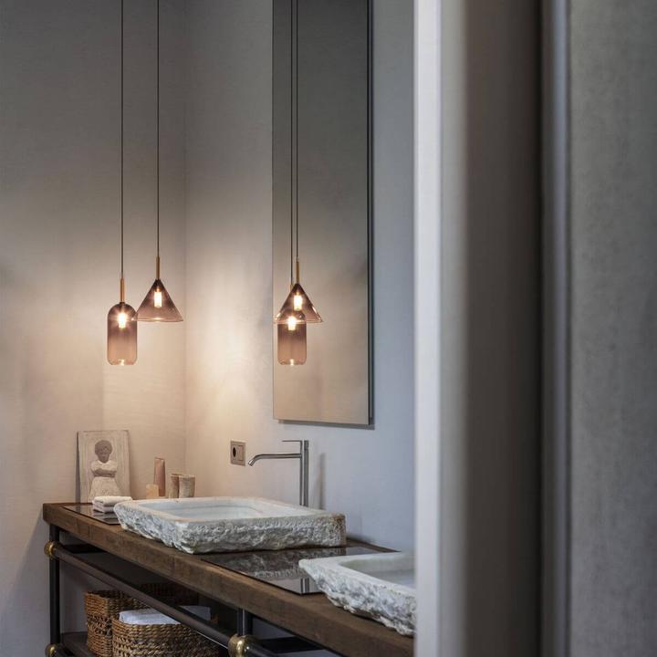 Produktbild Ideal lux EMPIRE G9 Pendelleuchte ⌀120mm dimmbar Chromrauchglas warmweiss 309804 (G9, 370 lm)
