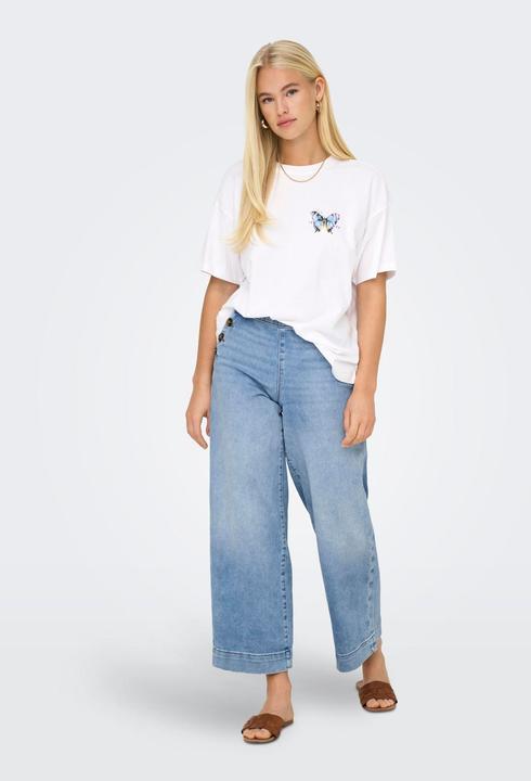 Actual product image Only ONLMADISON Hohe Taille Weiter Beinschnitt Jeans Jeans mit weitem Bein (W28/L32)