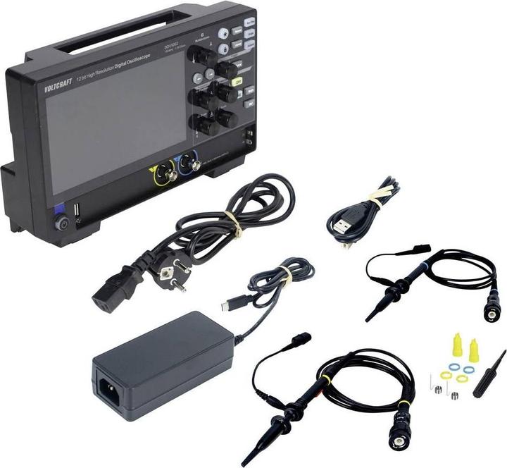 Immagine prodotto Voltcraft DOV1002 Digital-Oszilloskop 100 MHz 2-Kanal 1.25 GSa/s 50 Mpts 12 Bit (CAT II)