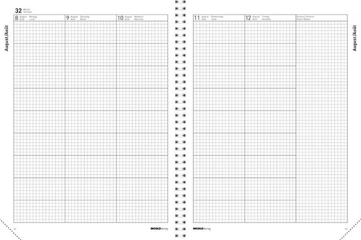 Produktbild Agenda Edition Spiral Flex (23 x 30.5 cm, Deutsch, Französisch)