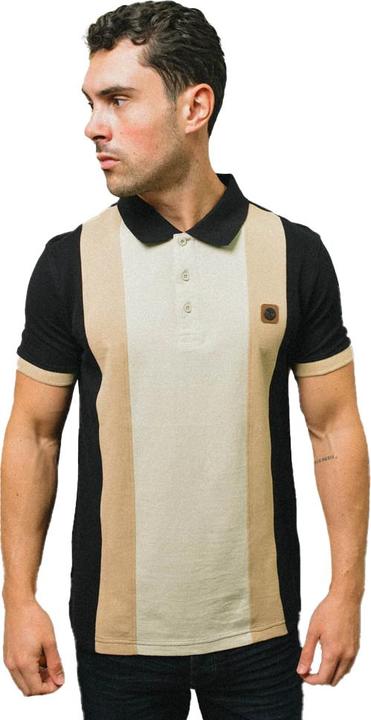 Actual product image Lambretta Mens Vintage Panelled Polo Shirt (XXL)