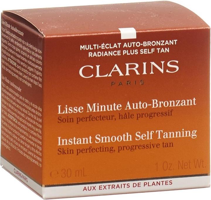 Actual product image Clarins Lisse Minute Auto Bronzant 30 (Self tanning cream, 30 ml)