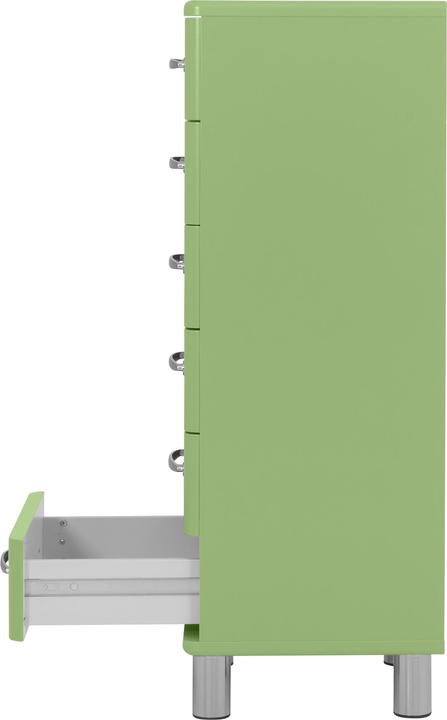 Produktbild tenzo Malibu Kommode Metall/Holzwerkstoff 41x41x111 cm (41 x 41 x 111 cm)