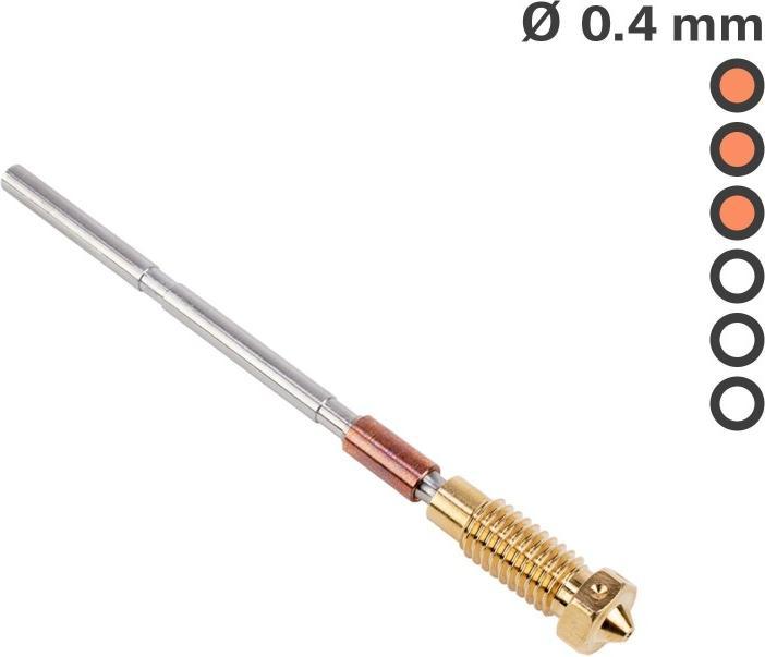 Image du produit Prusa Buse en laiton CHT - 0.4 mm (Tube de grenaillage)