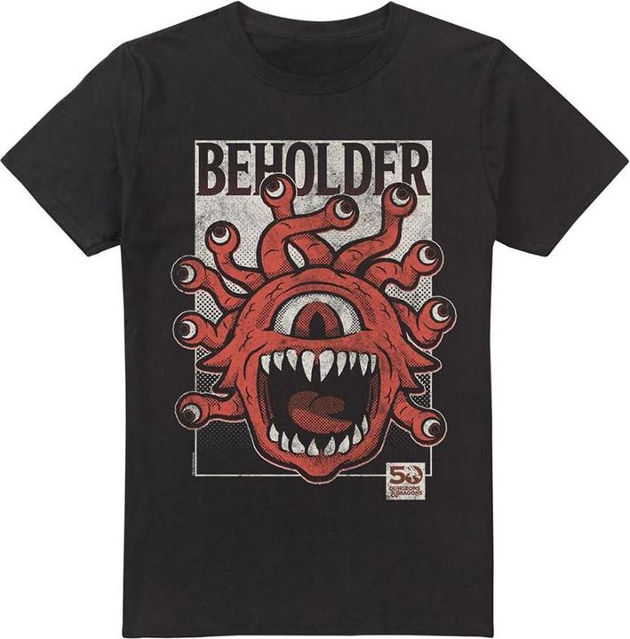 Actual product image Dungeons & Dragons Mens Beholder Vintage 50th T-Shirt (5XL)