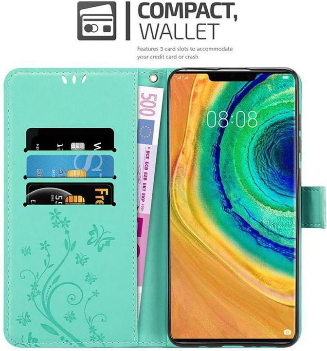 Actual product image Cadorabo Flower Book Cover (Mate 30 Pro)