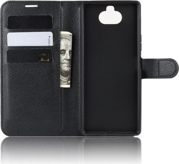 Actual product image MU Classic Litchi Leather Bookcover Series (Sony Xperia 8)