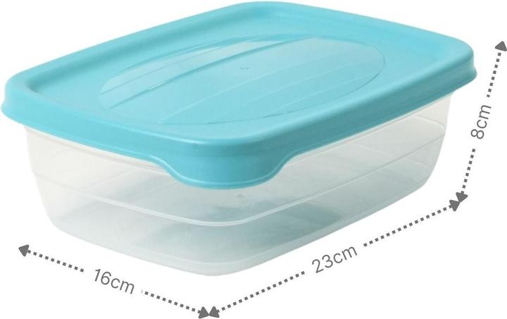 Image du produit Hobby 3er-Set Boxen Aufbewahrungsdosen Meal-Prep-Dosen Frischhaltedosen (2 l)