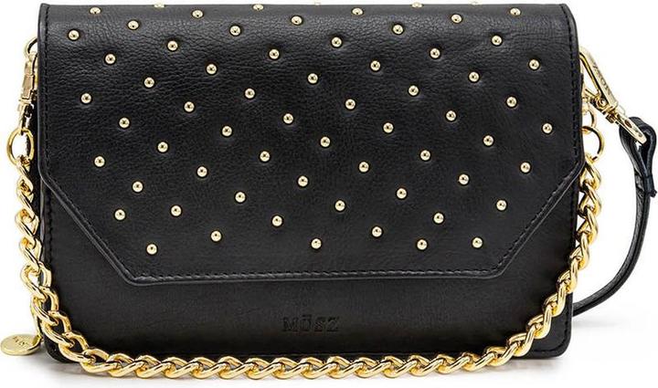 Mosz Mos Kris Bag Telefoontasje Studs Black Shiny Light Gold